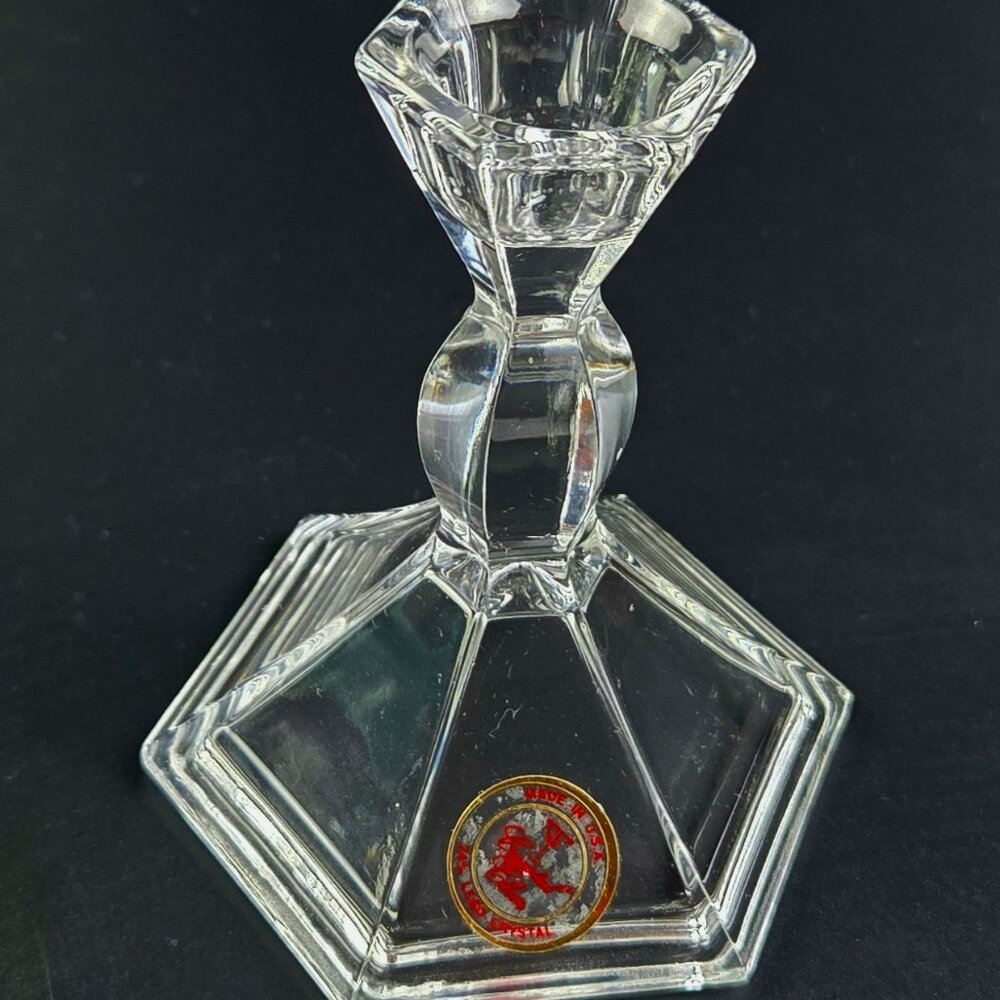 Vintage Michael C. Fina Candlestick Holder - Single - Made in USA